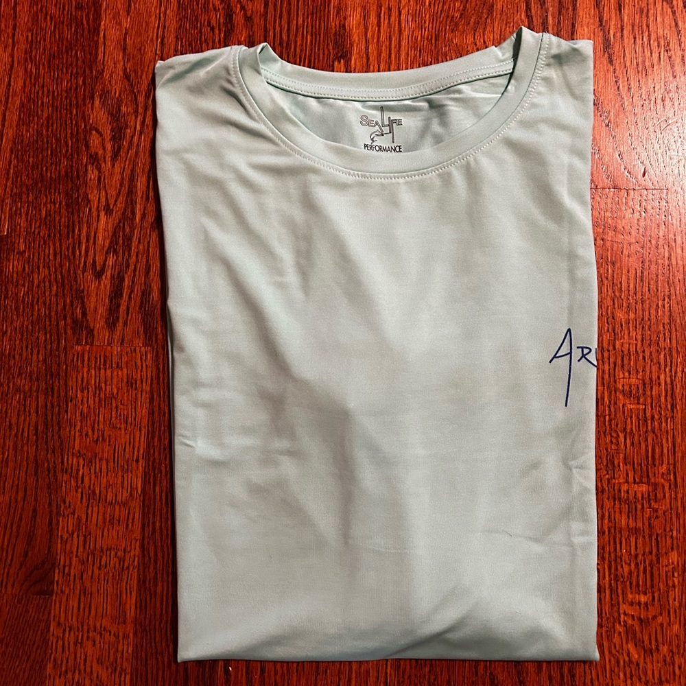 Aruba Sea Life Performance Mint Green shirt